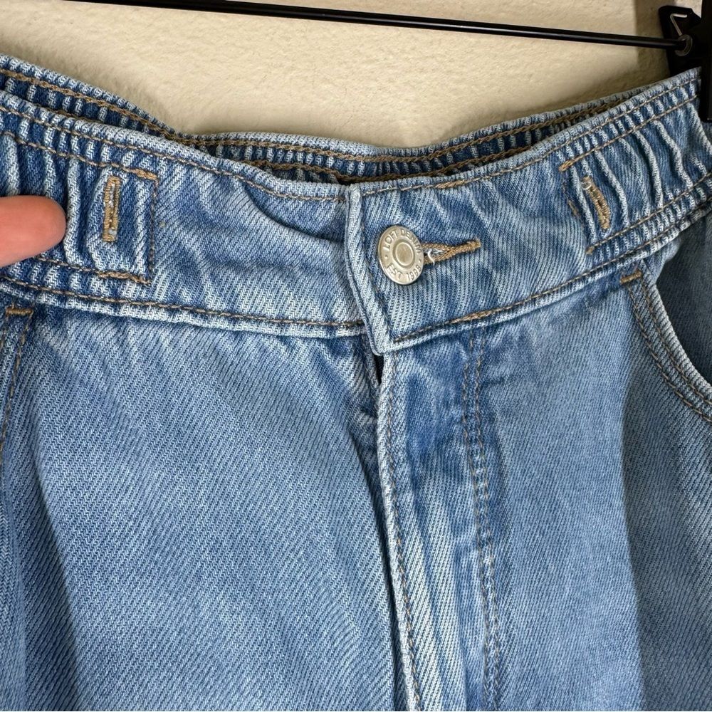 Loft High Rise Palazzo Jeans Wide Leg Medium Wash Women’s Size 28 - Picture 3 of 7